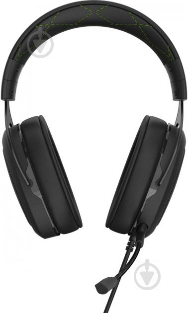 Наушники Corsair HS50 Pro Stereo Gaming Headset black/green (CA-9011216-EU) - фото 7