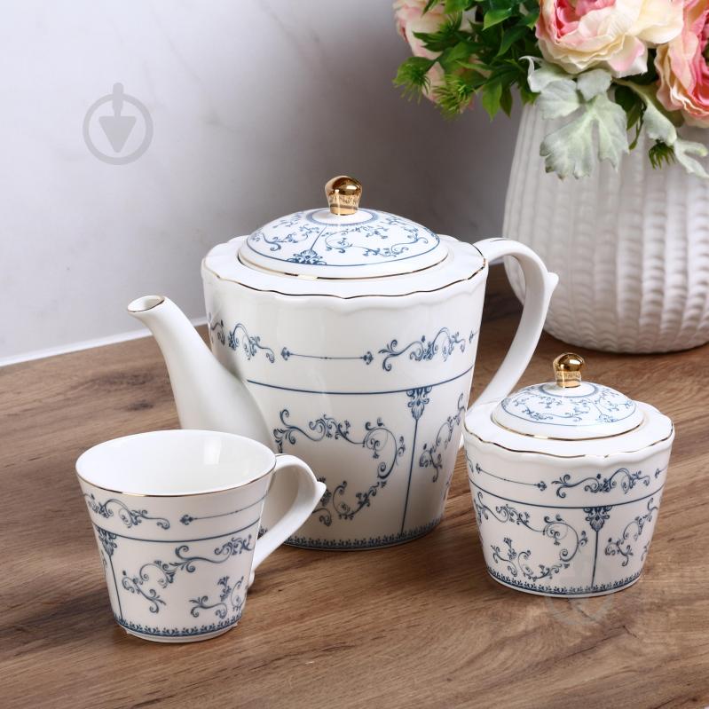 Чашка з блюдцем Fiora Austen 200 мл порцеляна - фото 4 Чашка з блюдцем Fiora Austen 200 мл порцеляна - фото 4