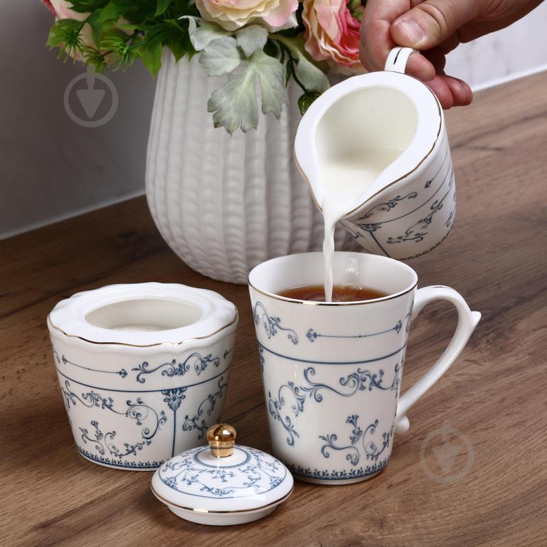 Чашка з блюдцем Fiora Austen 200 мл порцеляна - фото 5 Чашка з блюдцем Fiora Austen 200 мл порцеляна - фото 5