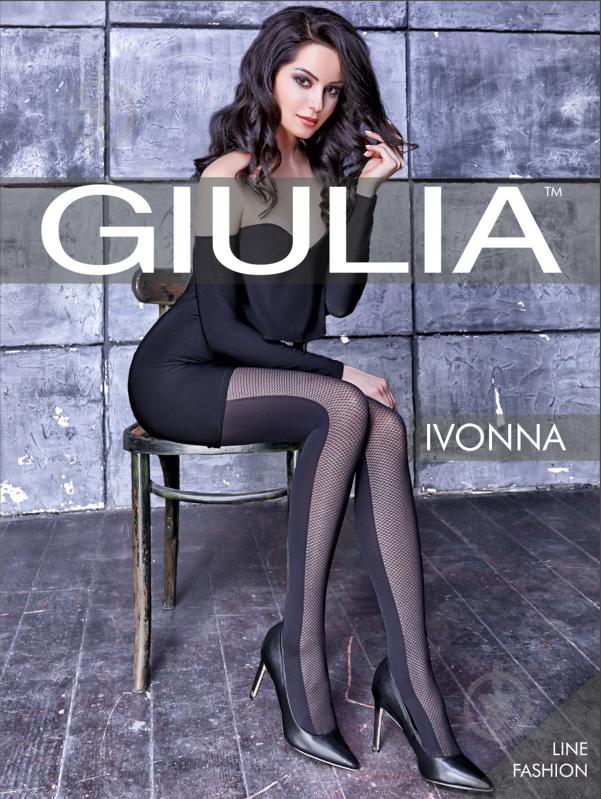 Колготки Giulia Ivonna 60 den 4 nero - фото 1