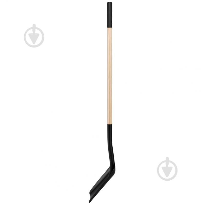 Лопата совковая Fiskars с деревяной ручкой Solid арт. 1066724 - фото 3