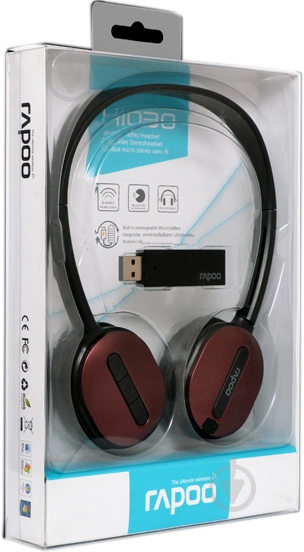 Гарнитура RAPOO H1030 red - фото 4
