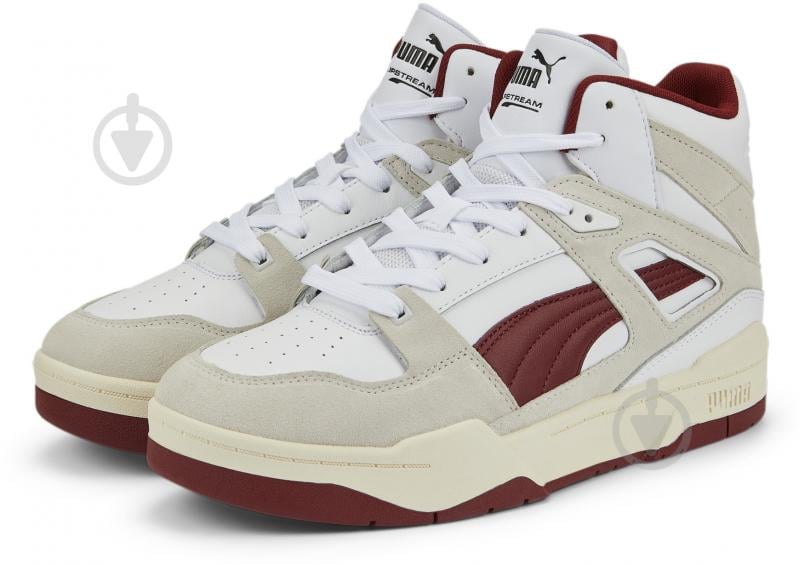 Кроссовки мужские Puma SLIPSTREAM INVDR MID HERITAGE 38799801 р.40,5 бело-красные - фото 3