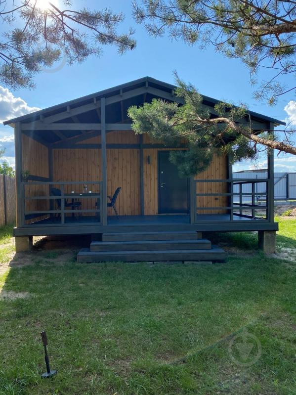 Модульный дом полезной площадью 29 кв.м (два модуля) комплектации BARNIX 36 с наружной (без внутренней) отделкой и открытой террасой 12 м² - фото 1 Модульный дом полезной площадью 29 кв.м (два модуля) комплектации BARNIX 36 с наружной (без внутренней) отделкой и открытой террасой 12 м² - фото 1