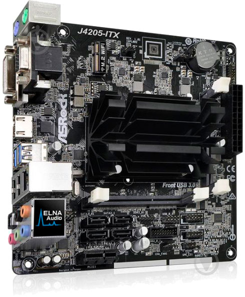 Материнська плата ASRock J4205-ITX (Integrated CPU, SoC, mini ATX) - фото 2