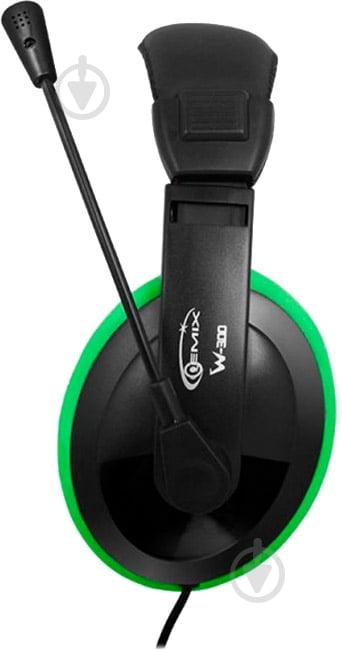 Гарнітура Gemix W-300 black/green (4300094) - фото 3