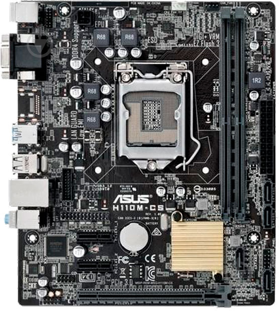 Материнская плата Asus H110M-CS Bulk (Socket 1151, Intel H110, ATX) - фото 1