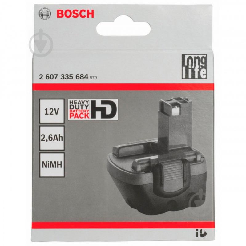 Акумулятор Bosch Professional NiMH 12V 2,6 Ah O-PACK 2607335684 - фото 2