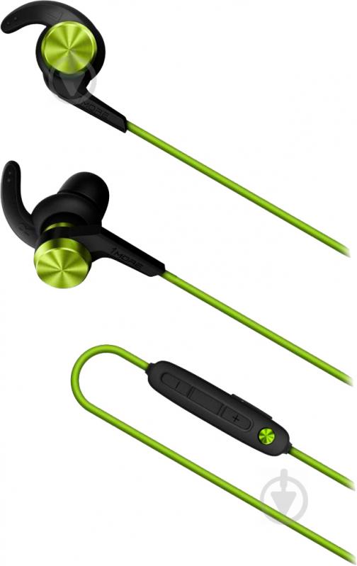 Гарнитура 1More iBFree Sport Wireless Mic E1018BT green - фото 3