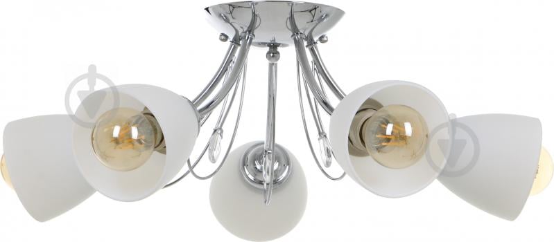 Люстра потолочная Accento lighting Korsika ALPL-PL39996-5 5x60 Вт E27 хром - фото 1