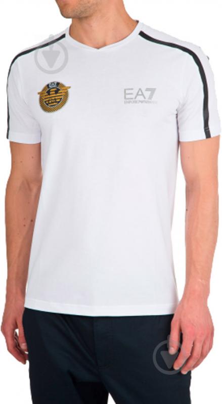 Футболка EA7 JERSEY_T-SHIRT 3GPT33-PJL2Z-1100 р.L белый - фото 2