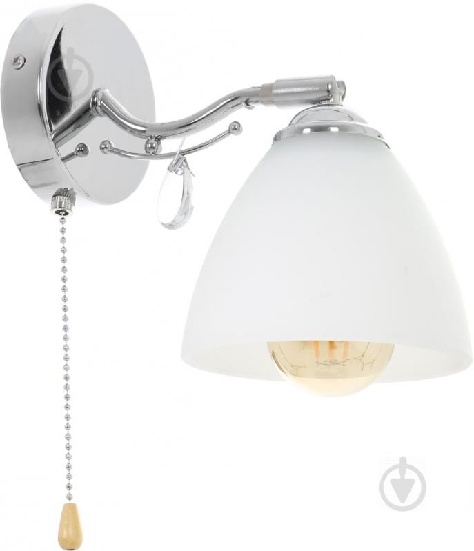 Бра Accento lighting Cannes ALPL-PL77521-1 1x60 Вт E27 хром - фото 1