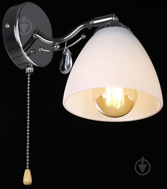 Бра Accento lighting Cannes ALPL-PL77521-1 1x60 Вт E27 хром - фото 2