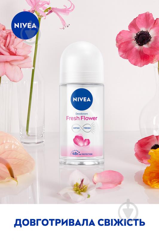 Дезодорант для жінок Nivea Свіжість квітки 50 мл - фото 5