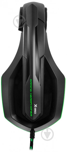 Гарнитура Gemix X-350 black/green (4300097) - фото 2 Гарнитура Gemix X-350 black/green (4300097) - фото 2