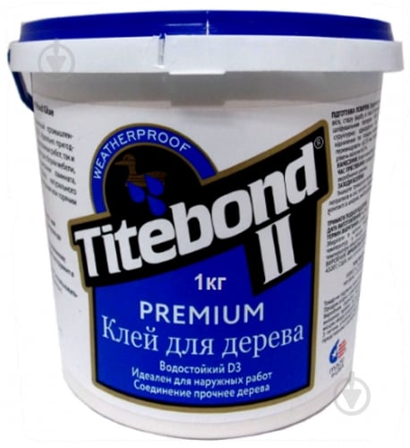 Клей для деревини Titebond II Premium 1 кг - фото 1