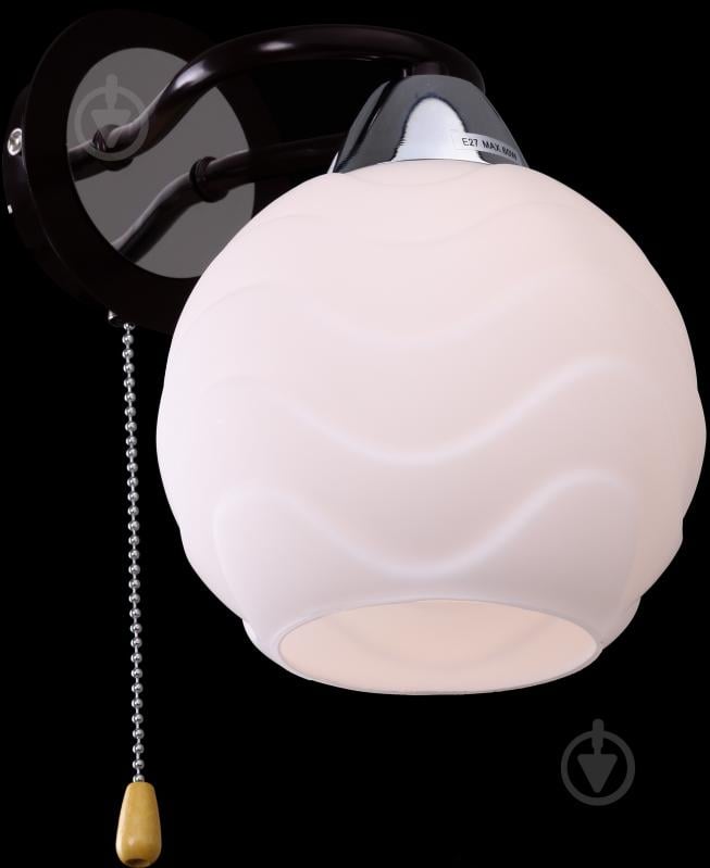 Бра Accento lighting Lurd ALPL-PL17107-1 1x60 Вт E27 венге - фото 2