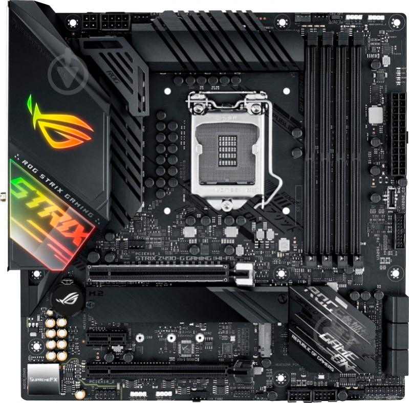 Материнська плата Asus ROG STRIX Z490-G GAMING WI-FI (Socket 1200, Intel Z490, mirco ATX) - фото 4