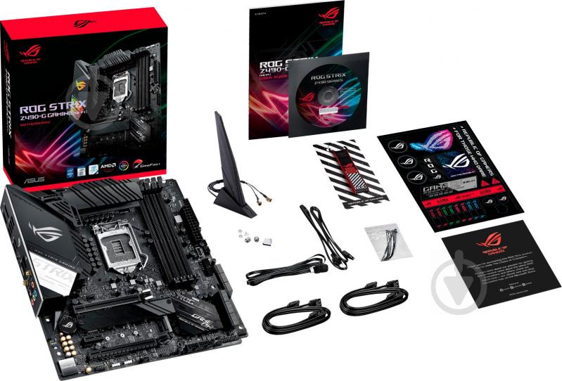 Материнская плата Asus ROG STRIX Z490-G GAMING WI-FI (Socket 1200, Intel Z490, mirco ATX) - фото 11