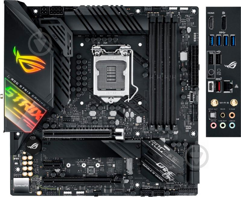 Материнская плата Asus ROG STRIX Z490-G GAMING WI-FI (Socket 1200, Intel Z490, mirco ATX) - фото 9