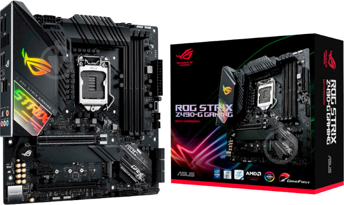 Материнская плата Asus ROG STRIX Z490-G GAMING (Socket 1200, Intel Z490, mirco ATX) - фото 9