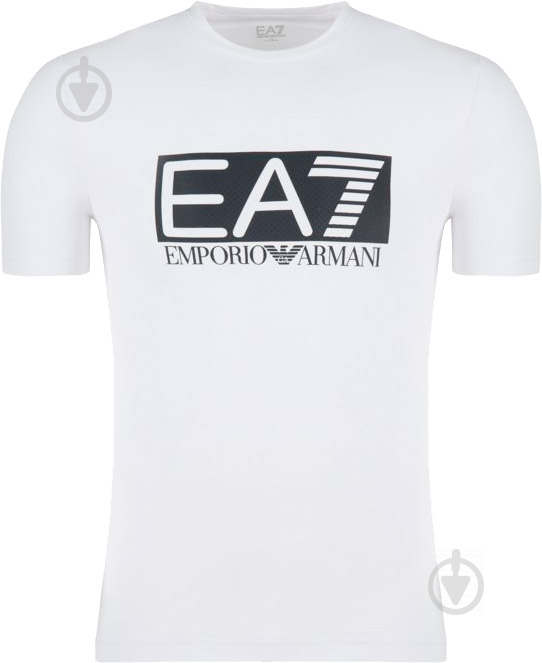 Футболка EA7 JERSEY_T-SHIRT 3GPT62-PJ03Z-1100 р.L білий - фото 1