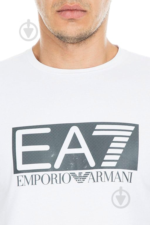 Футболка EA7 JERSEY_T-SHIRT 3GPT62-PJ03Z-1100 р.L білий - фото 4