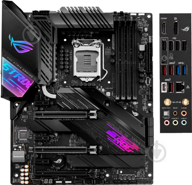 Материнська плата Asus ROG STRIX Z490-E GAMING (Socket 1200, Intel Z490, ATX) - фото 7