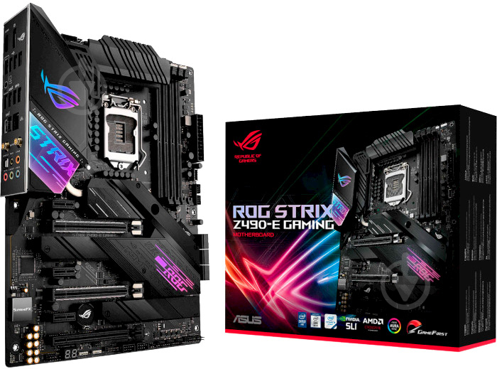 Материнська плата Asus ROG STRIX Z490-E GAMING (Socket 1200, Intel Z490, ATX) - фото 10