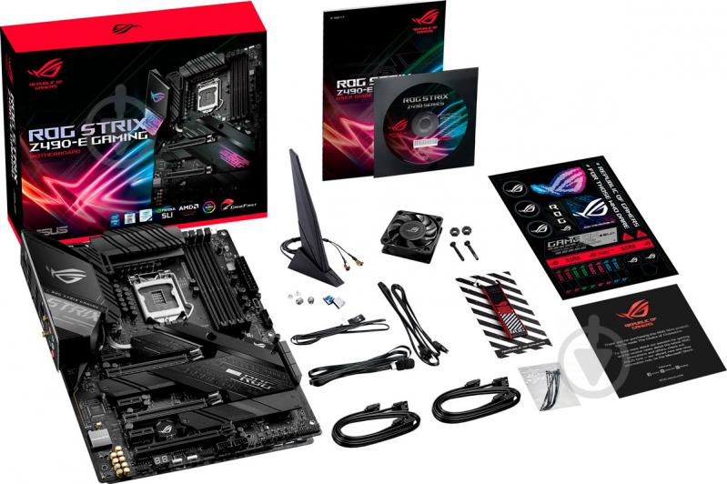 Материнська плата Asus ROG STRIX Z490-E GAMING (Socket 1200, Intel Z490, ATX) - фото 11