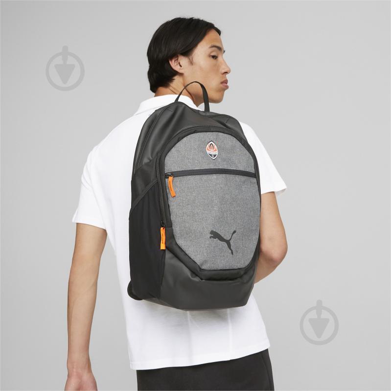 Рюкзак Puma FCSD TEAMFINAL BACKPACK L 7926506 серый с черным - фото 5