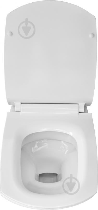 Унитаз подвесной Cersanit Carina без крышки - фото 4