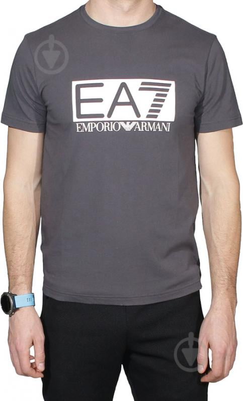 Футболка EA7 JERSEY_T-SHIRT 3GPT62-PJ03Z-1993 р.L серый - фото 1