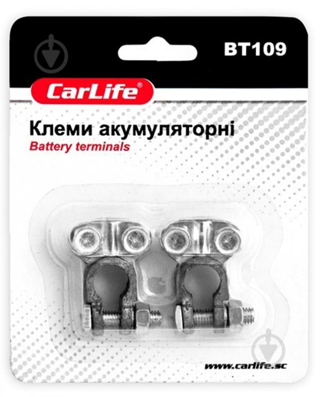 Клеммы для аккумулятора CarLife BT109 - фото 1