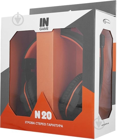 Гарнитура Gemix N20 black/orange (4300106) - фото 5
