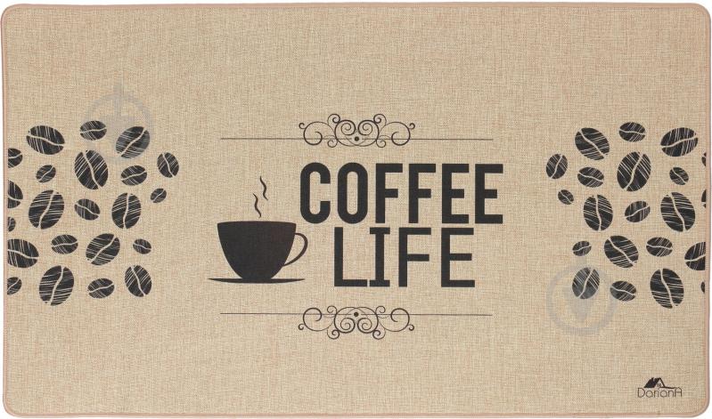 Коврик Лен Coffee life 5635 45x75 см - фото 1 Коврик Лен Coffee life 5635 45x75 см - фото 1