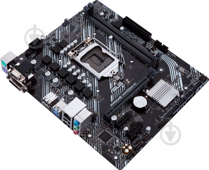 Материнська плата Asus PRIME H410M-K (Socket 1200, Intel H410, mirco ATX) - фото 4