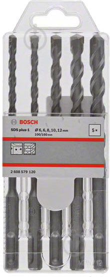 Набір бурів Bosch SDS-plus 160 мм 5 шт. 2.608.579.120 - фото 1