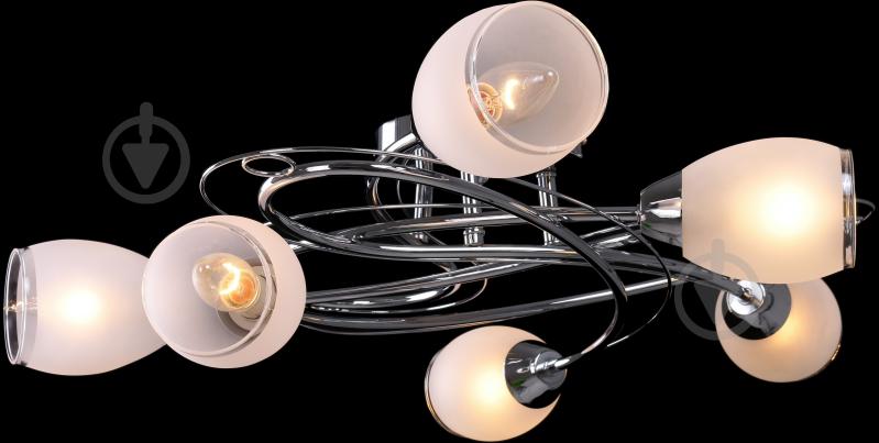 Світильник стельовий Accento lighting Dijon 60 Вт E14 хром - фото 2