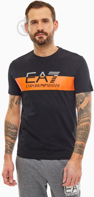 Футболка EA7 JERSEY_T-SHIRT 3GPT69-PJ03Z-1200 р.L чорний - фото 2