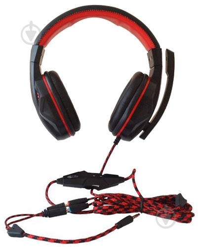 Гарнитура Gemix W-360 black/red (W-360 Gaming) - фото 4