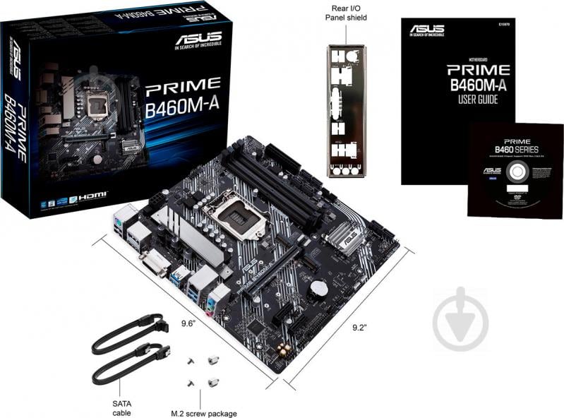 Материнська плата Asus PRIME B460M-A (Socket 1200, Intel B460, mirco ATX) - фото 7