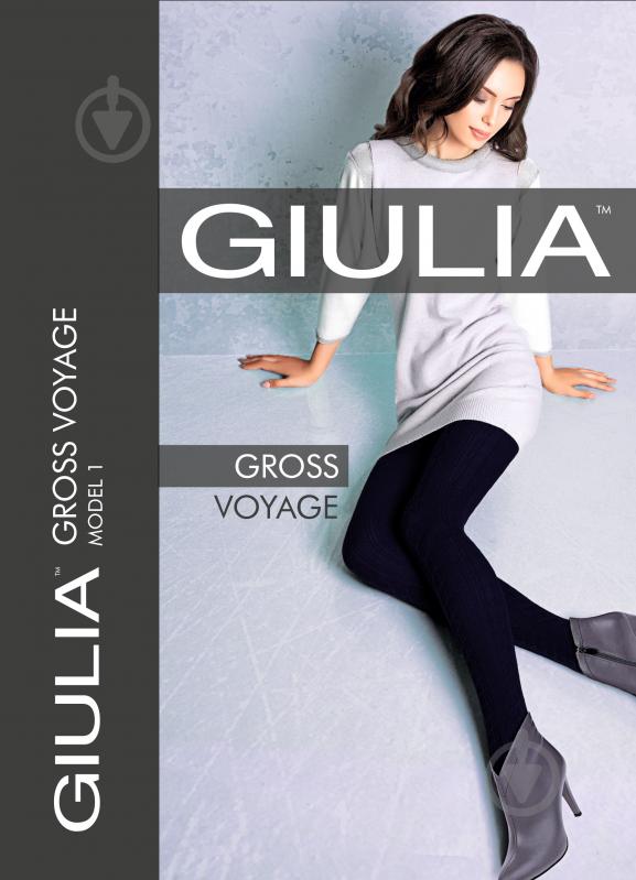 Колготки Giulia Gross Voyage 200 den 4 navy - фото 1