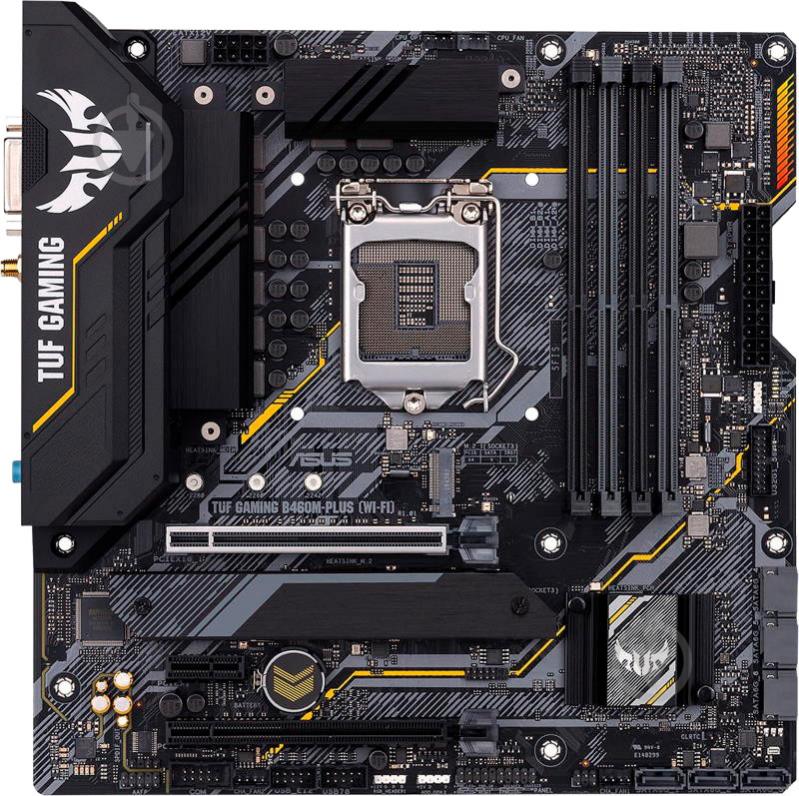 Материнська плата Asus TUF GAMING B460M-PLUS (Socket 1200, Intel B460, mirco ATX) - фото 1