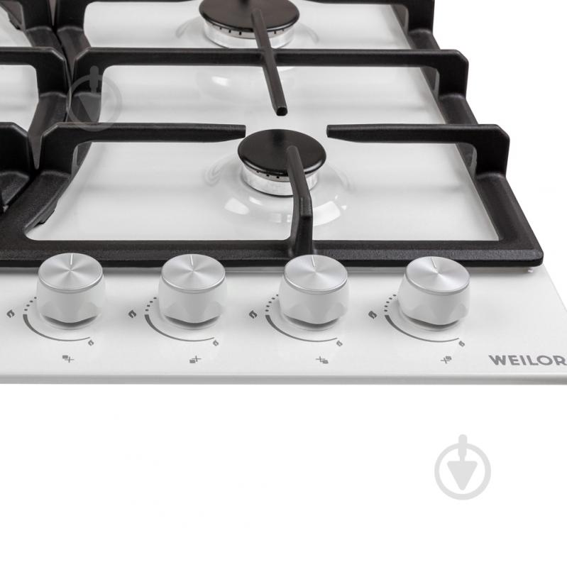 Варочная поверхность газовая WEILOR GM W 644 WH - фото 4
