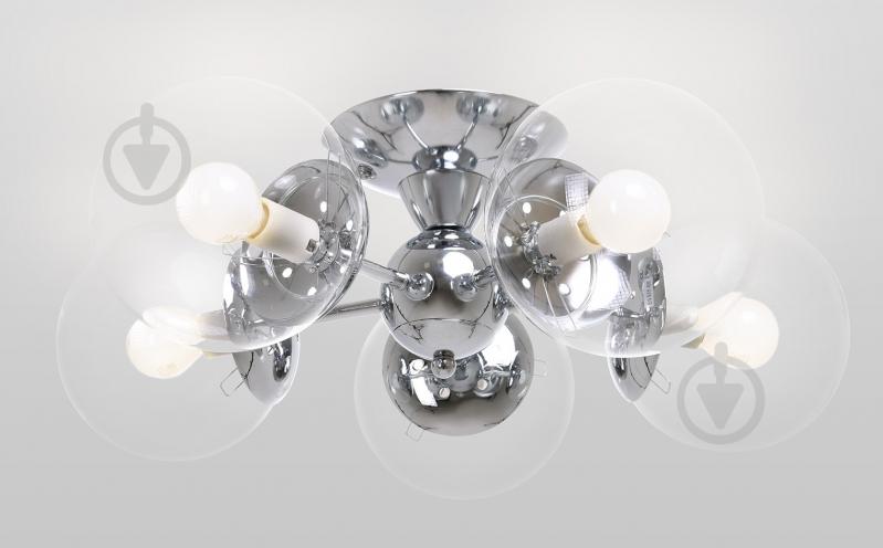 Светильник потолочный Accento lighting Doviles 40 Вт E14 хром - фото 3 Светильник потолочный Accento lighting Doviles 40 Вт E14 хром - фото 3