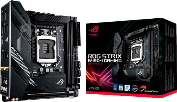 Материнская плата Asus ROG STRIX B460-I GAMING (Socket 1200, Intel B460, mini ITX) - фото 6