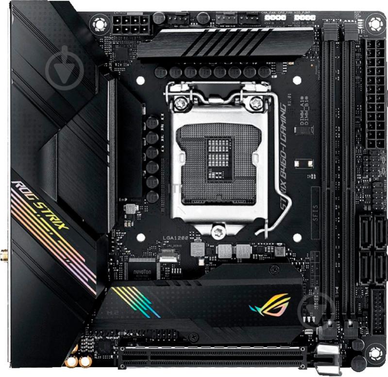 Материнская плата Asus ROG STRIX B460-I GAMING (Socket 1200, Intel B460, mini ITX) - фото 3