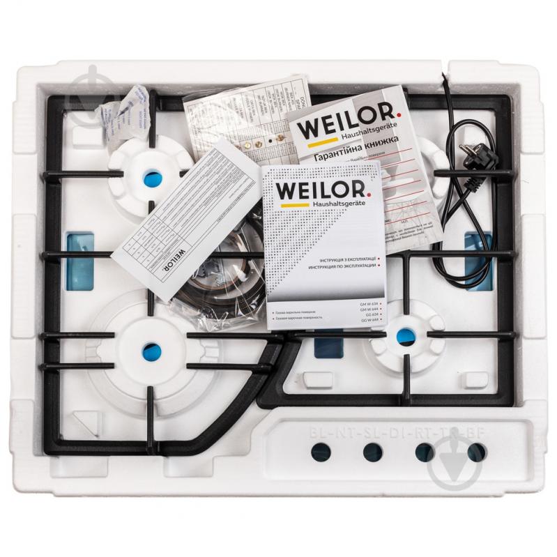 Варочная поверхность газовая WEILOR GM W 644 SS - фото 9 Варочная поверхность газовая WEILOR GM W 644 SS - фото 9