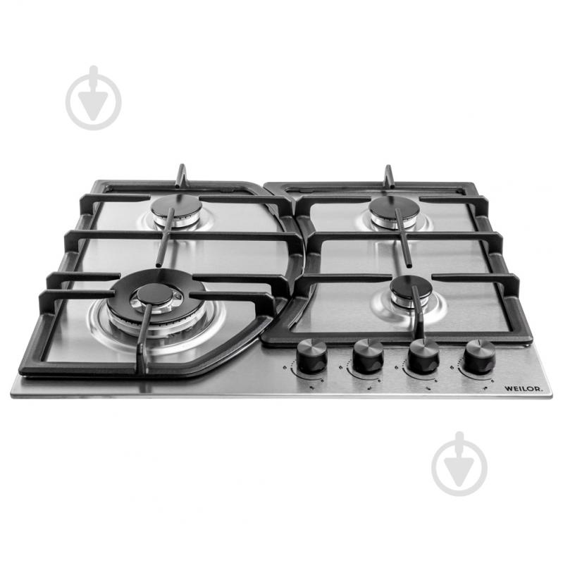 Варочная поверхность газовая WEILOR GM W 644 SS - фото 2 Варочная поверхность газовая WEILOR GM W 644 SS - фото 2